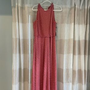 Adrianna Papell beaded blouson gown NWT!!